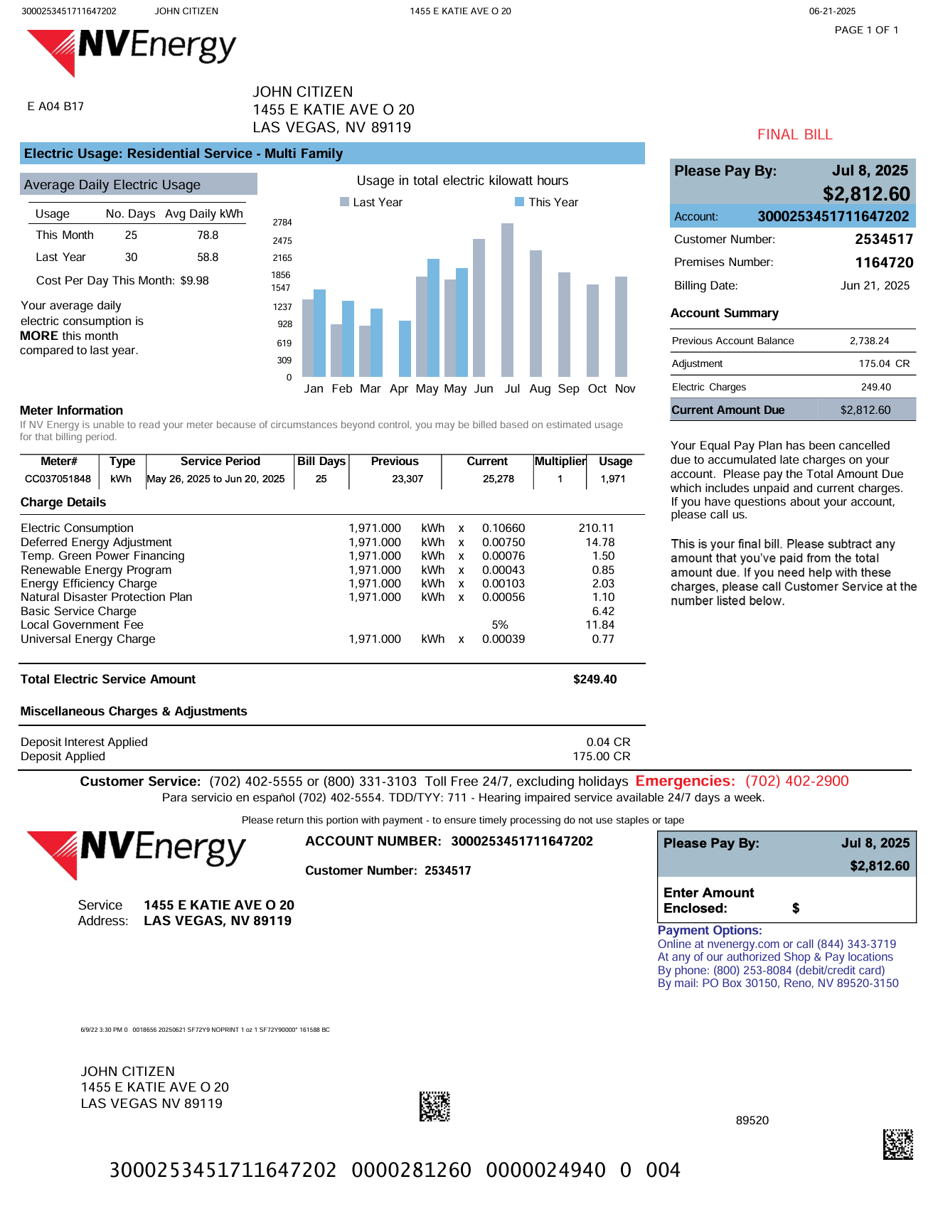  Minol USA business utility bill 